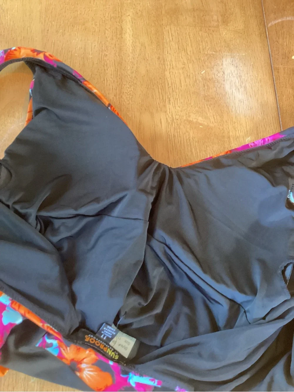Sunproof by Weatherproof Tropical Floral One Piece -Size 11- NWT! - Beautiful